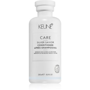 Black Friday 2022 Keune Care Silver Savior Conditioner balsam pentru păr blond neutralizeaza tonurile de galben