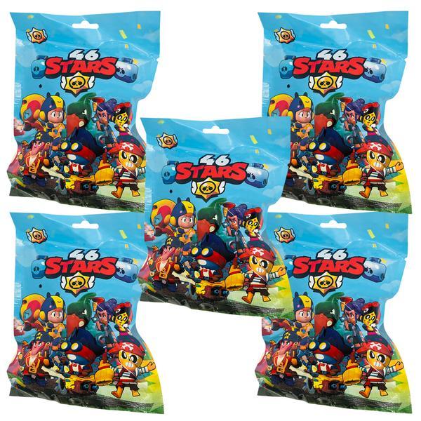 Black Friday 2022 Kit 5 plicuri Brawl Stars Sezon 46 cu Figurina si cartonase surpriza