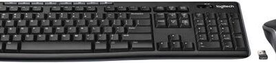 Black Friday 2022 Kit Tastatura si mouse Logitech MK270 (Negru)