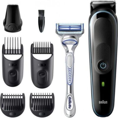 Black Friday 2022 Kit de ingrijire multifunctional 7-in-1 Aparat de tuns barba BRAUN MGK3342