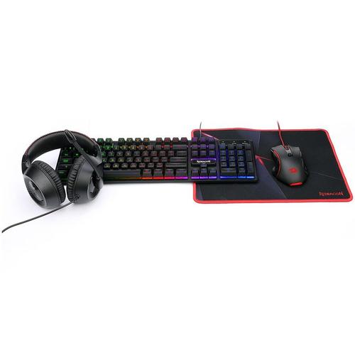 Black Friday Kit gaming cu fir Redragon S137 Essentials 4 in 1 mouse