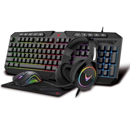 Black Friday 2022 Kit mouse si tastatura gaming Platinet Varr Rainbow Set