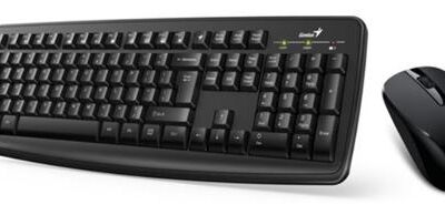 Black Friday 2022 Kit tastatura si mouse Genius Smart KM-8100 Wireless (Negru)