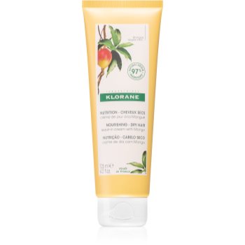 Black Friday Klorane Mango Leave-in Cream Dry Hair crema leave-in nutritie si hidratare