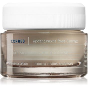 Black Friday 2022 Korres Wild Rose crema de zi radianta pentru tenul uscat