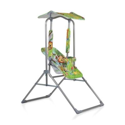 Black Friday 2024 Leagan de gradina cu parasolar Moni Funny Verde