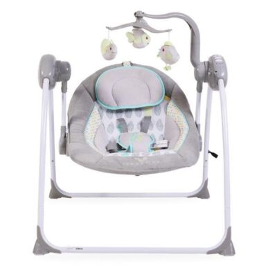 Black Friday 2022 Leagan electric cu conectare la priza Baby Swing+ Grey