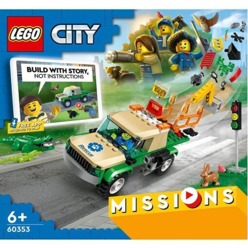 Black Friday 2024 Lego City misiuni de salvare a animalelor salbatice 6 ani+ (60353)