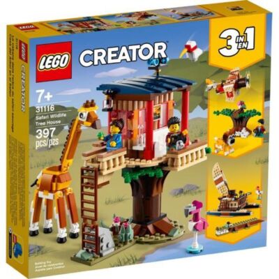 Black Friday 2022 Lego Creator - Casuta in copac cu aniamle salbatice in Safari