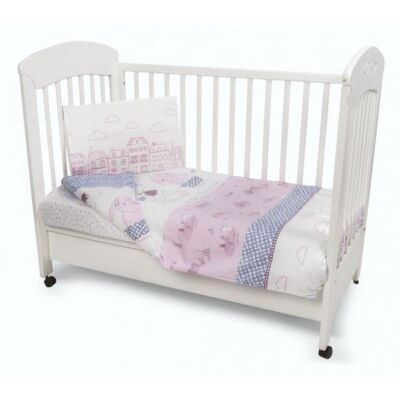 Black Friday 2022 Lenjerie patut cu 2 piese 120x60cm Better Together EU