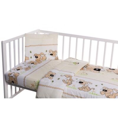 Black Friday 2022 Lenjerie patut cu 3 piese Puppy Beige