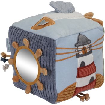 Black Friday Little Dutch Soft Activity Cube Sailors Bay cuburi de jucărie moi și senzoriale