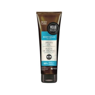Black Friday 2022 Lotiune / balsam pentru corp Bio cu ulei bio de argan pentru netezirea si hidratarea pielii Hello Nature 250 ml