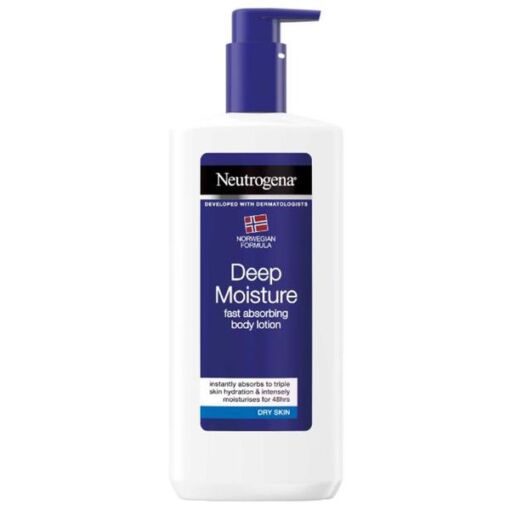Black Friday 2022 Lotiune de Corp Hidratanta cu Absorbtie Rapida pentru Piele Uscata - Neutrogena Deep Moisture