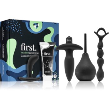 Black Friday LoveBoxxx First Backdoor (S)Experience Starter set de jucării sexuale Black