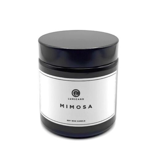 Black Friday 2022 Lumanare parfumata din ceara de soia - Lumicand Amber Mimosa