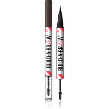 Black Friday MAYBELLINE NEW YORK Build-A-Brow creion dermatograf cu două capete pentru sprâncene pentru fixare și formă