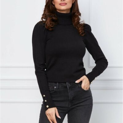 Black Friday 2022 Maleta Carmen neagra cu umeri bufanti