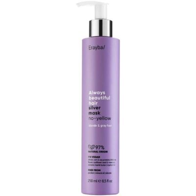Black Friday 2022 Masca pentru Repararea Parului Blond & Neutralizarea Tonurilor Galbene - Erayba/ ABH Silver Mask No-Yellow 250 ml