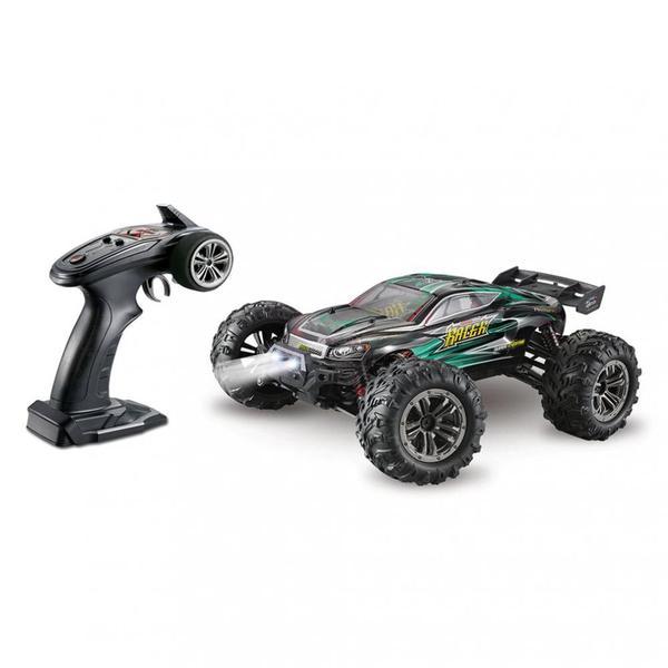 Black Friday 2022 Masina cu telecomanda JJRC 9138 verde 4WD 1:16 2.4G viteza maxima ~36km/h acumulator 7.4V 500 mAh Li-Ion autonomie ~15min