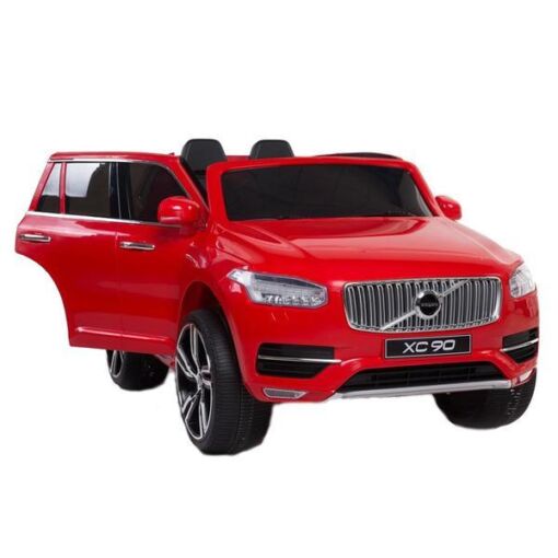 Black Friday 2022 Masinuta electrica cu scaun de piele Volvo XC90 Rosie