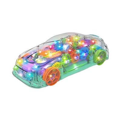 Black Friday 2022 Masinuta transparenta copii-Concept Transparent Gear Light Car