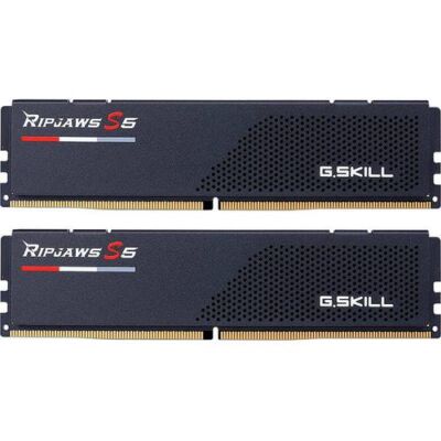 Black Friday Memorie G.SKILL Ripjaws S5 Black 64GB (2x32GB) DDR5 6000MHz CL30 Dual Channel Kit
