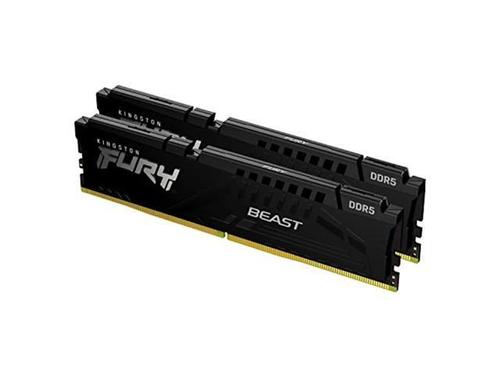 Black Friday 2022 Memorie Kingston FURY Beast Black 64GB(2x32GB) DDR5 6000MHz CL30 KF560C30BBEK2-64