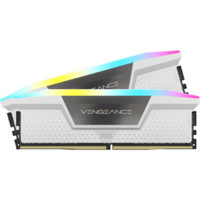 Black Friday Memorii Corsair Vengeance RGB White Intel XMP 3.0/AMD EXPO