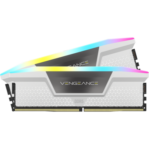 Black Friday Memorii Corsair Vengeance RGB White Intel XMP 3.0/AMD EXPO