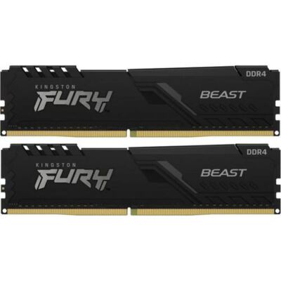 Black Friday Memorii Kingston FURY Beast 64GB(2x32GB) DDR4 3200MHz CL16 Dual Channel Kit