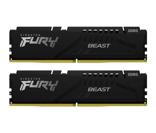 Black Friday 2022 Memorii Kingston FURY Beast 64GB(2x32GB) DDR5 5600MHz CL40 Dual Channel Kit