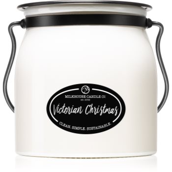Black Friday Milkhouse Candle Co. Creamery Victorian Christmas lumânare parfumată Butter Jar