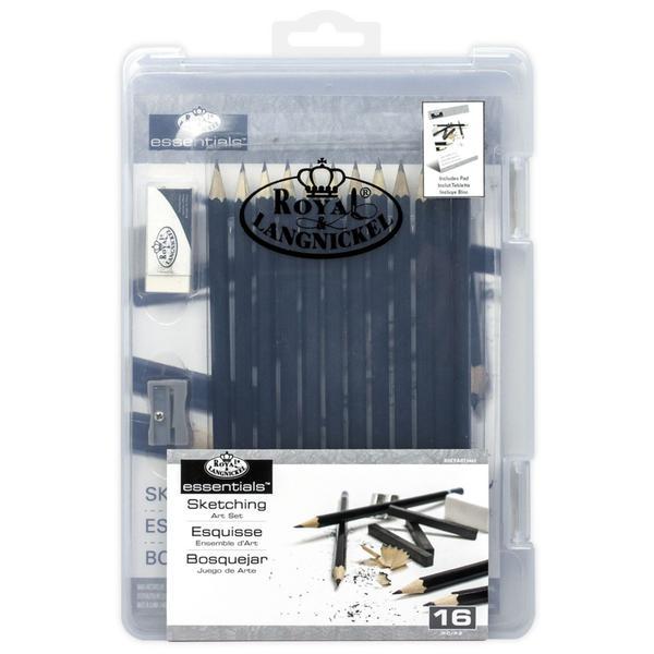 Black Friday 2022 Mini trusa de schite in creion cu 16 piese