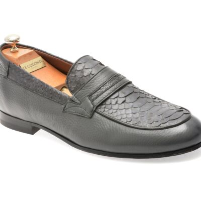 Black Friday Mocasini eleganti LE COLONEL gri