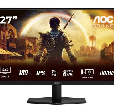 Black Friday Monitor Gaming Fast IPS LED AOC 27inch Q27G42XE