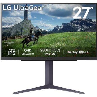 Black Friday 2022 Monitor Gaming IPS LED LG 27inch 27GS85Q-B