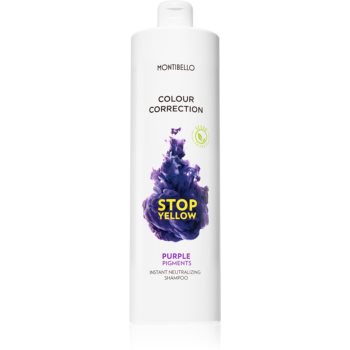 Black Friday 2022 Montibello Colour Correction Stop Yellow sampon pentru par blond si decolorat neutralizeaza tonurile de galben