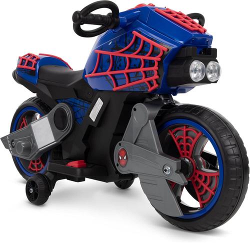 Black Friday Motocicleta electrica pentru copii Huffy Spider-Man Motorcycle