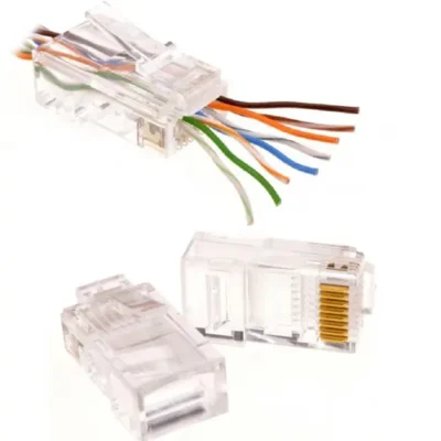Black Friday 2022 Mufa RJ45 EMTEX UTP cat.5e passthrough (1 buc)