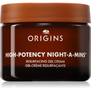 Black Friday Origins High-Potency Night-A-Mins™ Oil-Free Resurfacing Gel Cream With Fruit-Derived AHAs Cremă hidratantă pentru fermitate pentru toate tipurile de ten