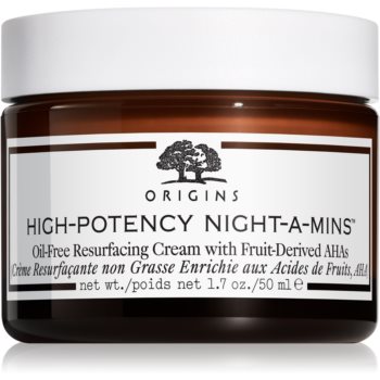 Black Friday 2022 Origins High-Potency Night-A-Mins™ Oil-Free Resurfacing Gel Cream With Fruit-Derived AHAs cremă regeneratoare de noapte
