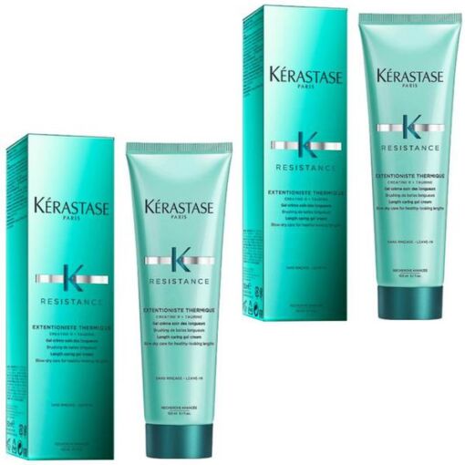 Black Friday 2022 Pachet 2 x Gel-Crema de Protectie Termica pentru Par Lung - Kerastase Resistance Extentioniste Thermique Length Caring Gel Cream