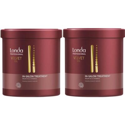 Black Friday 2022 Pachet 2 x Masca Tratament cu Ulei de Argan - Londa Professional Velvet Oil Treatment 750 ml