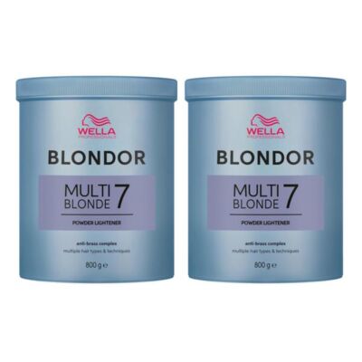 Black Friday 2022 Pachet 2 x Pudra Decoloranta - Wella Professionals Blondor Multi Blonde Powder 800 g