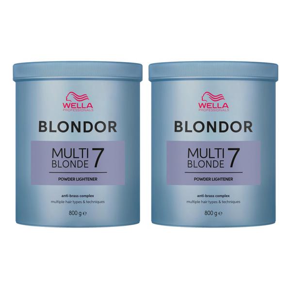 Black Friday 2022 Pachet 2 x Pudra Decoloranta - Wella Professionals Blondor Multi Blonde Powder 800 g