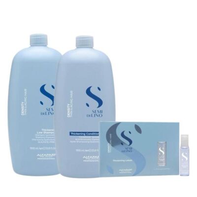 Black Friday 2022 Pachet Densificator - Alfaparf Milano Semi di Lino Density Thickening: Sampon 1000 ml