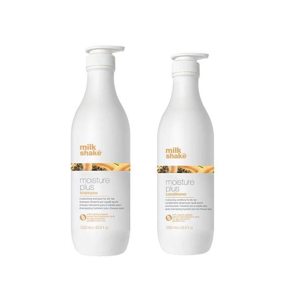 Black Friday 2022 Pachet Hidratant pentru Par Uscat - Milk Shake Moisture Plus: Sampon Milk Shake Moisture Plus Shampoo