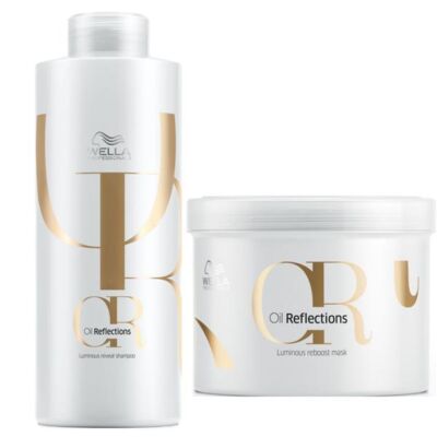 Black Friday 2022 Pachet Wella Professionals Oil Reflections: Sampon 1000 ml + Masca 500 ml