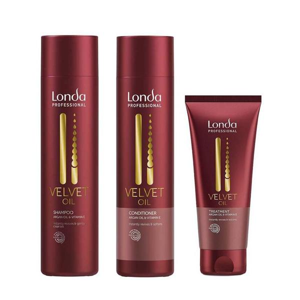 Black Friday 2022 Pachet cu Ulei de Argan - Londa Professional Velvet Oil: Sampon 250 ml